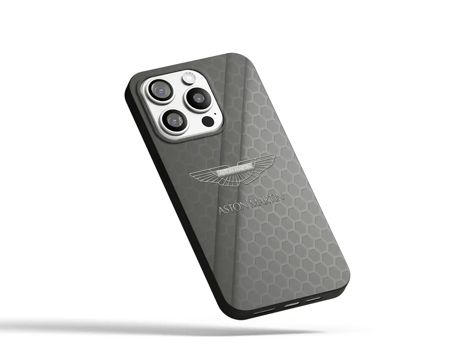 Aston Martin Custodia Smartphone Look Moderno Minimal
